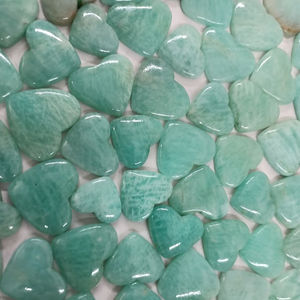 Cœur en cristal naturel d'Amazonite en gros pour la guérison - Product Image 4
