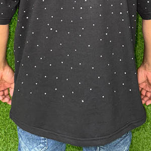 เสื้อยืดผู้ชายผ้าคอตตอน 100% น้ำหนักมาก พิมพ์ลายโลโก้ตามสั่ง ทรงปกติ สไตล์ทางการ พิมพ์ลายซิลค์สกรีนอย่างดี - Product Image 5