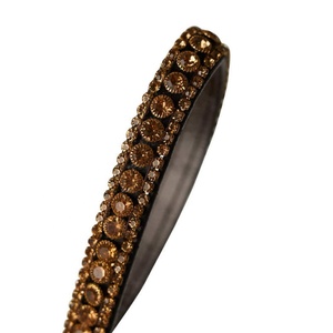Diadema de Cuero Personalizada con Pedrería para Caballo, Modelo 7860B, Cómoda, Portátil, Multicolor, Estilo Ecuestre Internacional - Product Image 1