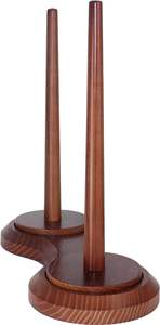 Porte-fil en bois mécanisme de virevoltage en métal avancé Lazy Susan grand support boule broche couture crochet outil laine cordon organisateur - Product Image 6