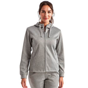 Sudadera con Capucha Informal para Mujer al por Mayor, Sudadera con Cierre y Manga Larga Tipo Linterna - Product Image 1