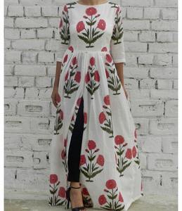 Pink Mogra <b>Cape</b> Set Indian Fashion Styling Quality Kurti and Pants From Indian Manufacturer - Product Image 5