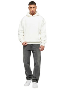 <b>Pullover</b> <b>Men</b> Hoodie With Adjustable Hood Front Pocket Ribbed Hem And Custom <b>For</b> Streetwear Outfits Hoodies <b>For</b> <b>Men</b> - Product Image 4