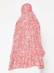 À la mode 2024 élégant haute qualité imprimé fleuri Namaz Dupatta robes musulmanes pour la prière en plein air pour les femmes et les filles - Product Image 6