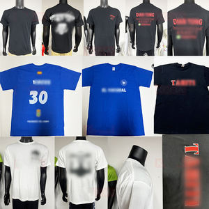 Men's High Quality 100% Cotton <b>T</b>-<b>Shirts</b> Custom Logo Printed Solid Design in White Black-Welcome for Wholesale Customizations! - Product Image 4