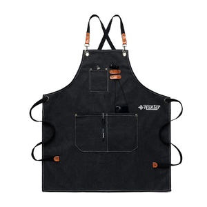 Canvas Sleeveless Working <b>Apron</b> Multi-Purpose Custom Logo Design Heavy Duty Breathable Water Resistant <b>Cooking</b> <b>Apron</b> - Product Image 1
