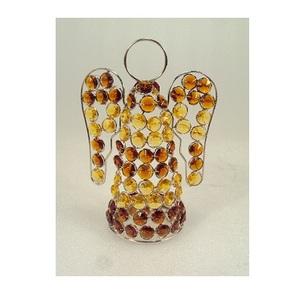 Metal Christmas Tree <b>Tealight</b> Candle Holders with Nickel Plated Look - Product Image 3