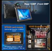 Tablet PC Android 13 10,1 inci, tahan ledakan IP68 IECEx, OEM, tablet PC industri yang tangguh