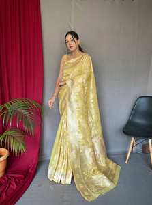 Dola Silk Saree Collection คุณภาพสูงดีไซน์แบบคลุมทั้งหมดของ Pichwai Kalamkari สำหรับเจ้าสาวในงานแต่งงาน - Product Image 5