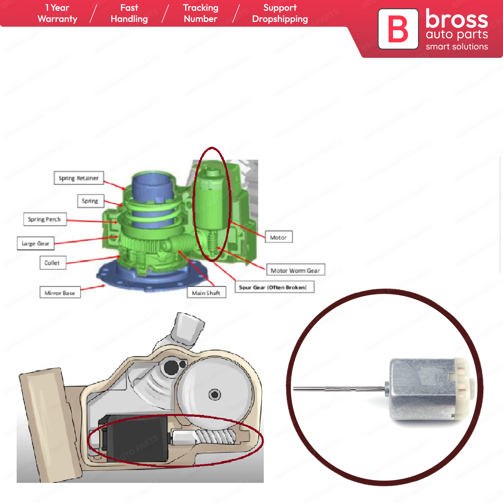MABUCHI MOTEUR FC-280SC 18180 12V Lot Avec 2 Pièces (Moteur Avec Les 2 - Foto 12
