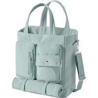 Sac à dos à couches léger avec station à langer extensible, résistant à l'eau, doté d'un port USB, conçu pour les promenades en poussette et les escapades de week-end
