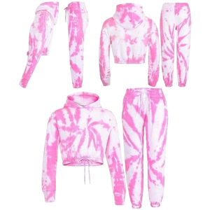 Nouveauté Survêtement pour femme en tie-dye sur mesure Qualité supérieure Style élégant Confortable Tendance streetwear - Product Image 6