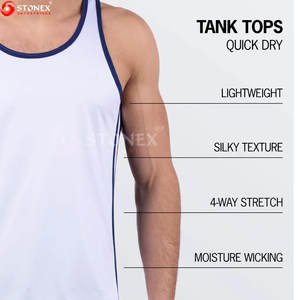 Bas quantité minimale de commande respirant nouveau Design hommes débardeur en vente en ligne dernière arrivée vêtements de Fitness haute qualité Polyester/coton col rond - Product Image 5