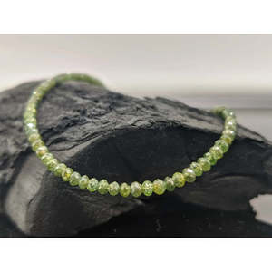 Diamantes Sueltos Naturales Facetados en Forma de Rondelle, Color Verde Papagaio, de 1.6-2.2 mm, Corte Excelente Tipo Cojín, Claridad VS2 - Product Image 4