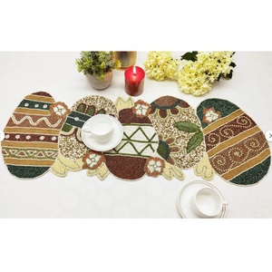 Á hậu đính cườm cổ điển và Á hậu đính cườm tuyệt vời với placemat hiện đại cho bữa tiệc tối ngày lễ và nội thất trang trí thanh lịch - Product Image 6