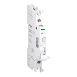 Contatto Ausiliario Schneider Electric A9A26919 Acti9 24VAC 250VAC/24VDC 220VDC Top 2C/O da 2mA a 100mA - Product Image 1