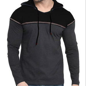 เสื้อมีฮู้ดแบบบล็อกสีใส่ได้ทั้งชายและหญิงเสื้อสเวตเตอร์สำหรับผู้ชายเสื้อมีฮู้ดและเสื้อสเวตเตอร์ระบายอากาศได้ดีใส่ได้ทั้งชายและหญิง - Product Image 1