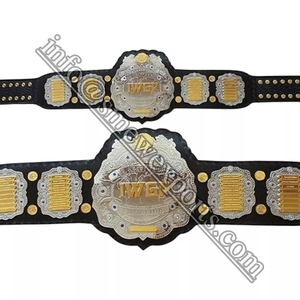 Conjunto de bolsa de guantes de boxeo Cinturón de campeonato de peso pesado de anillo IWGP de alta calidad - Product Image 2