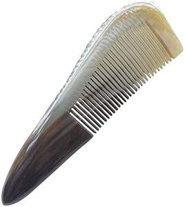 Peigne en corne naturelle fait à la main pour les cheveux, peigne en corne de buffle pour démêler, peigne en corne pure pour la croissance des cheveux, pour salon et maison à bas prix - Product Image 1
