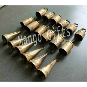 กระดิ่งเหล็กดีบุกแบบชนบท ขนาด 2.75 นิ้ว ทำจากเหล็กรีไซเคิล - Product Image 3