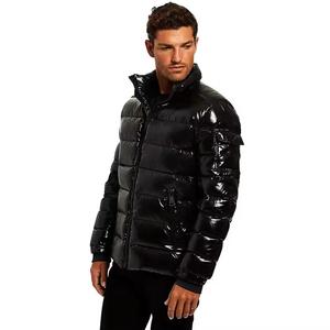Fast Shipping Winter Cloth Custom Logo Plus Size Adult Puffer Jacket Coat Men <b>Removable</b> Hoodie Down Shinny - Product Image 3