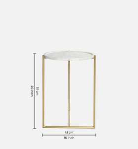 Mesa de Centro de Metal Hecha a Mano, Diseño Moderno, Ecológica, con Almacenamiento, Forma y Color Personalizables, Superficie de Mármol, para Sala de Estar - Product Image 6