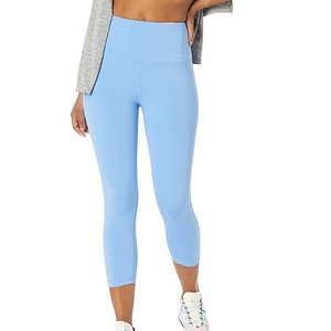 เลกกิ้งผ้ายืดเอวยางยืดสำหรับผู้หญิงเลกกิ้งผ้าฝ้าย100% แบบออกแบบได้ตามต้องการ - Product Image 1