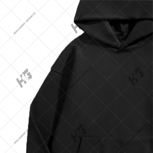 Sudadera con capucha de ajuste Regular de mezcla de algodón informal para hombre/mujer, bolsillo de canguro bordado 3D, cordón forrado, lavado a la piedra de invierno - Product Image 4