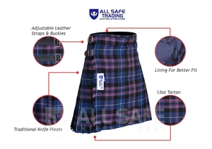 Kilts Modernos para Hombre de Alta Calidad, Personalizables, Directo de Fábrica, Mezcla de Algodón Resistente, Bolsillos de Almacenamiento Tipo Cargo, Cinturón Ajustable - Product Image 5