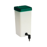 Système d'abreuvoir automatique pour lapins Des Champs - 1L Tasse d'abreuvement pour rongeurs blanche pour cage à fil, intérieur/extérieur, distributeur d'eau pour animaux de compagnie