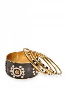 Bracelet classique en laiton nacre et bracelet de bonne qualité bracelet transparent en résine design de couleur personnalisé - Product Image 4