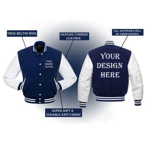 Veste universitaire coupe-vent personnalisée, teinte unie, veste Letterman pour hommes et femmes, parfaite pour les activités de plein air - Product Image 3