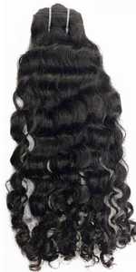 Extensions de cheveux humains indiens vierges French Curl Paquets de cheveux alignés sur les cuticules Cheveux humains non traités de qualité supérieure - Product Image 5