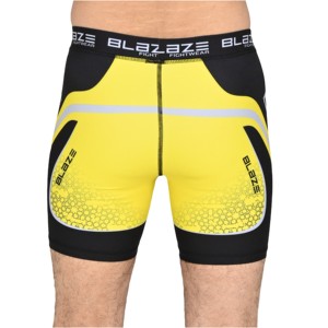 Shorts de MMA personnalisés en maille mi-longue pour hommes, séchage rapide, vêtements de grappling, impression par sublimation, motif uni, leggings de compression élastiques pour le yoga - Product Image 6