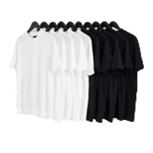 T-shirt unisexe en coton tricoté respirant et écologique, personnalisable avec logo, qualité économique, vente en gros, 140g - Product Image 2