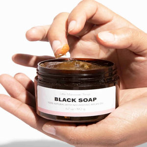 Jabón Negro Marroquí con Aceite de Oliva y Aceite de Argán - Jabón Beldi Exfoliante Natural para una Limpieza Profunda y Cuidado de la Piel de Alta Calidad - Product Image 1