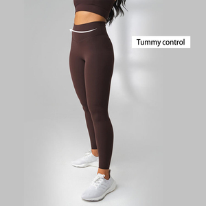 Ropa deportiva personalizada, trajes de yoga, ropa deportiva para gimnasio, ropa deportiva, mallas, conjunto de entrenamiento para mujer, transpirable, de secado rápido, hecho a medida - Product Image 1