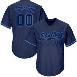 Wholesale Custom Baseball Jersey Gradient 100% Polyester Breathable Sportswear with Your Own Design Printing Set Uniform - Product Image 1