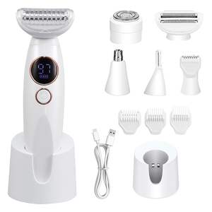 Afeitadora Eléctrica 5 en 1 para Mujer, Carga USB, Resistente al Agua IPX7, para Cara, Nariz, Axilas, Línea del Bikini y Zonas Íntimas Femeninas - Product Image 2