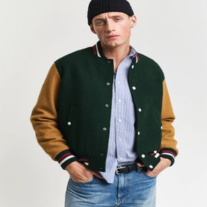 แจ็กเก็ตทีมกีฬา FA-MVJ-004ผู้ชาย, เสื้อกีฬาแขนยาวแบบลำลองกันยูวีระบายอากาศได้ดีเป็นมิตรต่อสิ่งแวดล้อมใส่กลับด้านได้ - Product Image 1