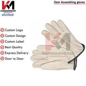 Gants en cuir de qualité supérieure en gros pour la protection industrielle, gants de travail OEM, cuir pleine fleur, livraison rapide dans le monde entier - Product Image 5
