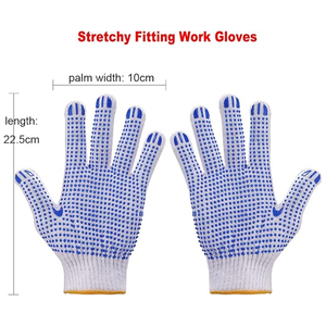 Vente en gros Bijoux blancs extensibles respirants Cérémonie en nylon Gants de travail en coton avec bande uniforme - Product Image 6