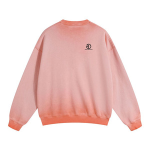 Sudadera lisa con logotipo personalizado para hombre, ropa de calle, peso pesado, 100% algodón, de gran tamaño, Unisex, sudaderas con lavado ácido para hombre - Product Image 4