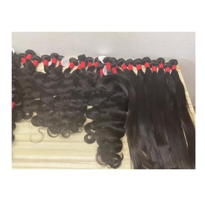 Listo para Enviar: Paquetes de Cabello Humano Virgen Vietnamita 100% Natural, Color Negro, Sedoso, Suave, con Puntas Completas y Espesas, Sin Cabello Mezclado para Trenzas - Product Image 3