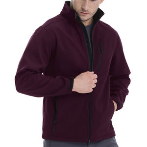 Veste Softshell pour homme tendance, meilleure vente, coupe-vent, couleur unie, séchage rapide, veste Softshell d'extérieur en vente - Product Image 4