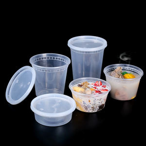 Vaso de Plástico Redondo Personalizado con Logotipo de 16/24/32 oz para Alimentos, Vasos de PP para Sopa Caliente, Vaso para Delicatesen, Vaso para Limonada con Tapa - Product Image 2