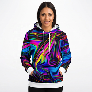 Sweat à capuche en polaire respirant et à séchage rapide, double fermeture éclair, logo personnalisé, poids lourd, écologique, streetwear d'hiver pour homme - Product Image 5