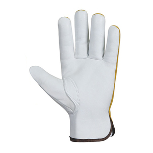 Guantes de cuero de trabajo para conductores de seguridad industrial de alta resistencia derramados de piel de vaca para hombres - Product Image 6