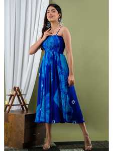 Tie dye-Vestidos largos sin mangas para mujer, vestidos Maxi de cintura alta para vacaciones, playa, Noche y fiesta de verano - Product Image 6