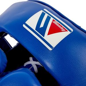 Protège-tête de boxe professionnel gagnant OEM ODM 100% équipement en cuir véritable avec impression de logo personnalisé pour l'entraînement et la protection - Product Image 4